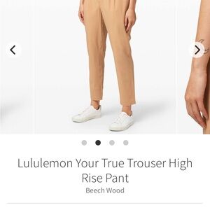 Women’s Your True Trouser High Rise Pants